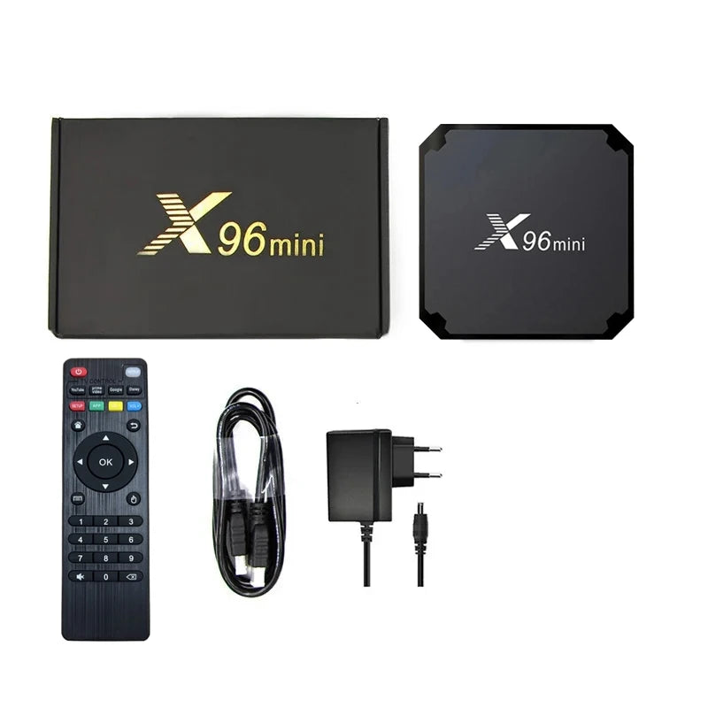 Originele X96 mini tv box Android 11.0 H313 S Quad Core 2GB 16GB 4G WiFi 4K UHD HDR 10 H265 multimedia speler TV Box