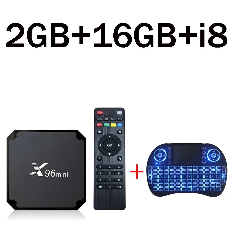 Originele X96 mini tv box Android 11.0 H313 S Quad Core 2GB 16GB 4G WiFi 4K UHD HDR 10 H265 multimedia speler TV Box