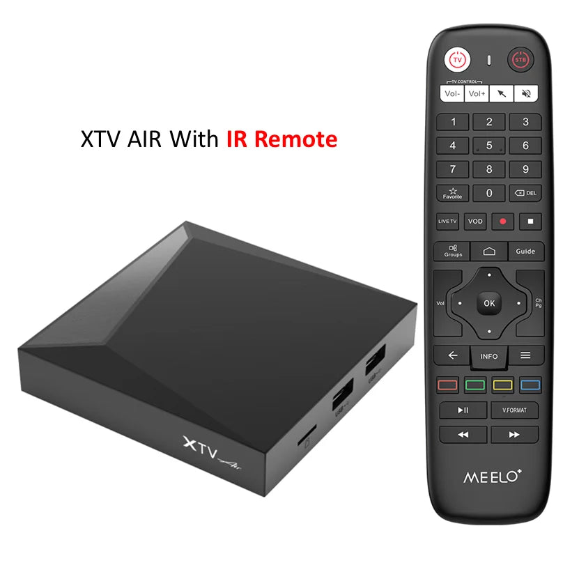 XTV AIR Meelo+ Android 11.0  Smartest tv box HD2.1 BT Amlogic S905W2 HDR+ Ethernet 100M AV1 H.265 4K UHD Media Player